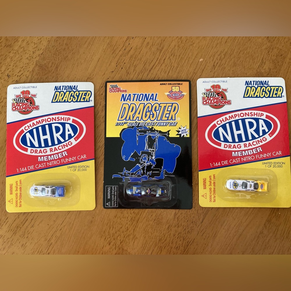 NHRA Die cast cars
